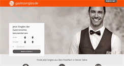 Desktop Screenshot of gastrosingles.de